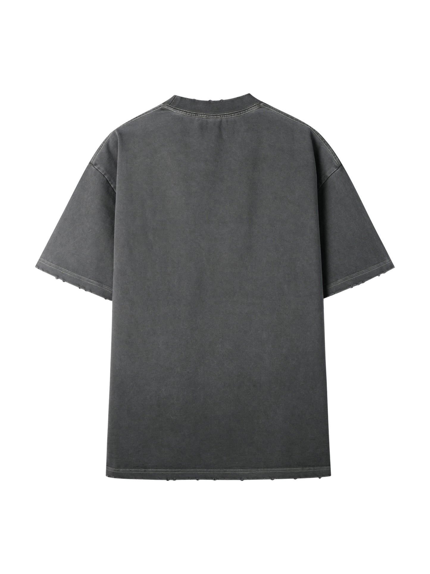 3XL BIG & TALL Heavyweight Vintage Washed Frayed T-Shirt